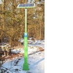 Elektrische fiets opladen aan de ecotap